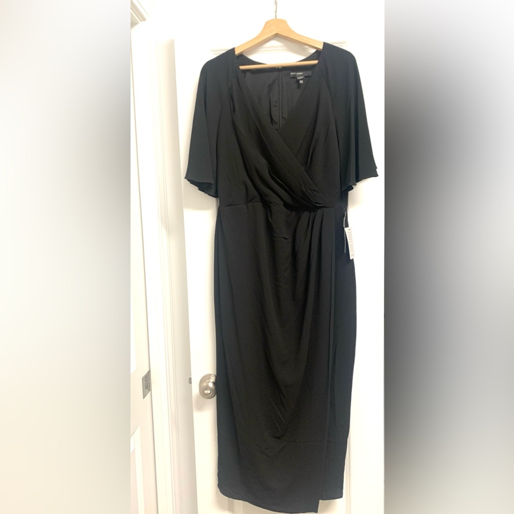 Maggy London long black dress size 16